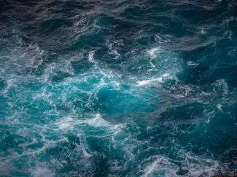 Blue ocean water