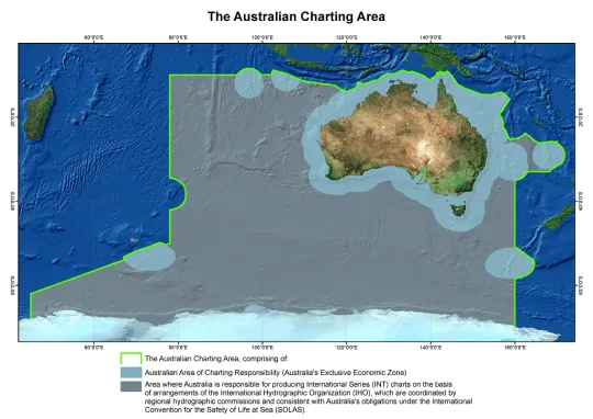 Australia's Charting Area