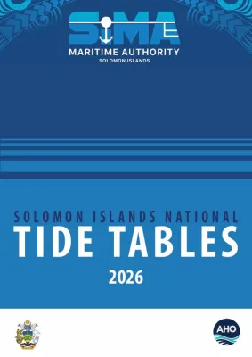 Solomon Islands National Tide Tables publication cover