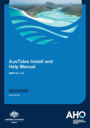 AusTides Install and Help Manual Cover